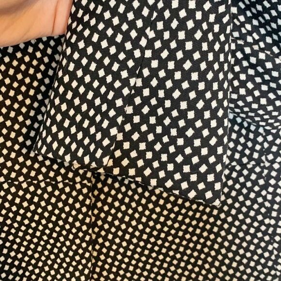 MAX MARA Black White Square Printed Evening Jacket Women’s Size: 8 (Fits 4/6) S) - Picture 8 of 12